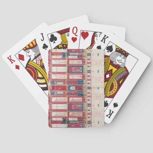 Jeu De Cartes T31456 Study of a Roman Fresco, 1775 (w/c, gouache (dos)