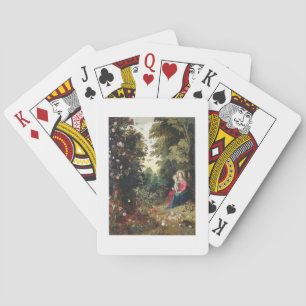 Jeu De Cartes T32789 La Madone et l'Enfant dans un paysage (pann