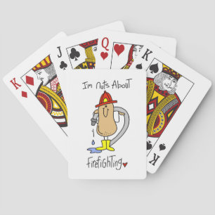 Jeu De Cartes T-shirts et Cadeaux Fous de Lutte contre les Incen