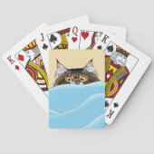 Jeu De Cartes Tabby Chat Pékin Bleu Drôle (dos)