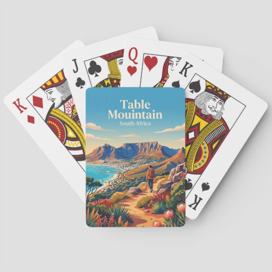 Jeu De Cartes Table Mountain Afrique du Sud (dos)