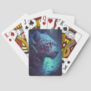 Jeu De Cartes Tableau animal léopard Faune à l'extérieur