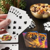 Jeu De Cartes Tableau Chow Chow (In Situ)