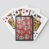 Jeu De Cartes Tableau de Daruma Dolls par Alfred Fox (dos)