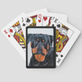 Jeu De Cartes Tableau de Rottweiler par Alfred Fox (dos)