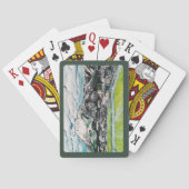 Jeu De Cartes Tableau du Mont Fuji par Alfred Fox (dos)