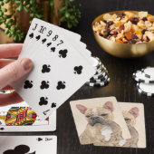 Jeu De Cartes Tableau Français Bulldog (Sable) - Joli Original D (In Situ)