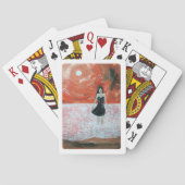 Jeu De Cartes Tableau Oriental Sunset par Alfred Fox (dos)