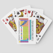 Jeu De Cartes Tableau périodique des éléments (dos)