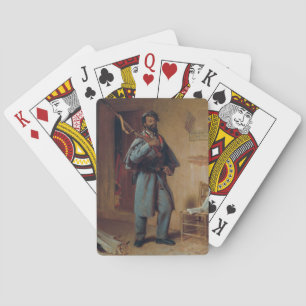 Jeu De Cartes Tableau vintage Un peu de l'histoire de la guerre 