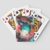 Jeu De Cartes Taches de style cratère en mosaïque carré rustique (dos)