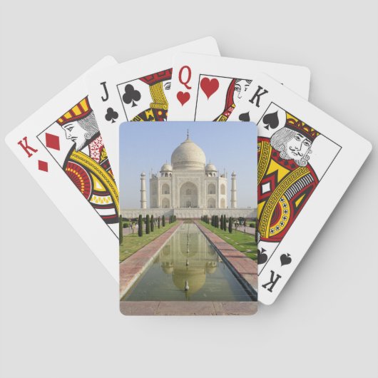 Jeu De Cartes Taj Mahal, Agra, Uttar Pradesh, Inde, (dos)