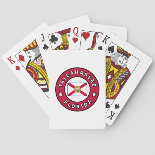 Jeu De Cartes Tallahassee Floride (dos)