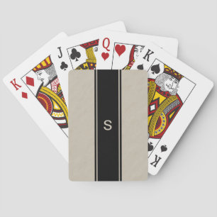 Jeu De Cartes Tan Monogrammed Jouer des cartes pour hommes