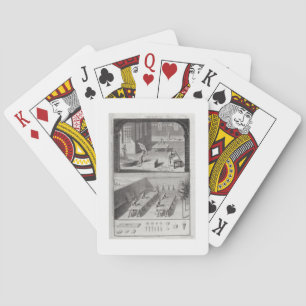 Jeu De Cartes Tannage en cuir, de l'"Encyclopedia" de Denis