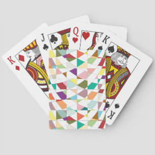 Jeu De Cartes Tapisserie aux couleurs Abstraites
