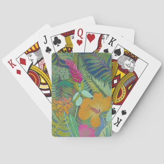 Jeu De Cartes Tapisserie tropicale II (dos)