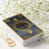 Jeu De Cartes Tarot Zodiac foncé : LIbra Noir & Or (Insitu (Mariage))