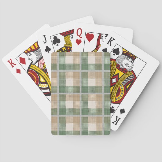 Jeu De Cartes Tartan (dos)