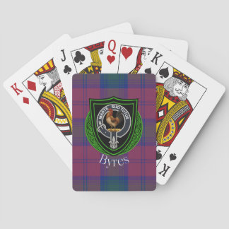 Jeu De Cartes Tartan et blason de clan écossais Byres