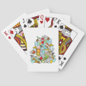 Jeu De Cartes Tas de déchets désordonnés recyclage déchets encom (dos)