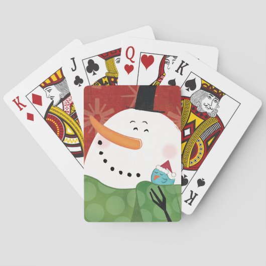 Jeu De Cartes Tasse bleue de Noël avec du cacao foncé (dos)