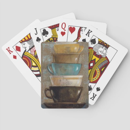 Jeu De Cartes Tasses à café empilées (dos)