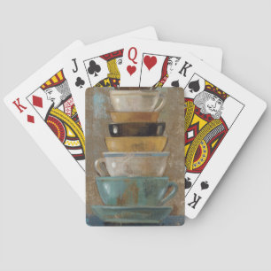 Jeu De Cartes Tasses de café antiques