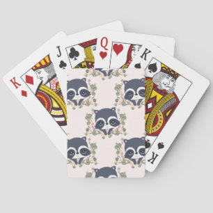 Jeu De Cartes Tatouage de Panda And Flower