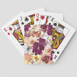 Jeu De Cartes Tatouage floral
