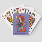 Jeu De Cartes Tatouages de femme rousse (dos)