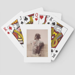 Jeu De Cartes Tatouages du marié japonais, vers 1880 (photo)