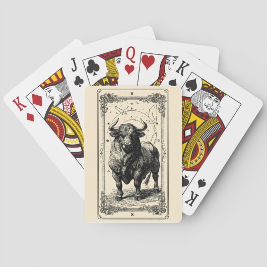 Jeu De Cartes Taureau (dos)