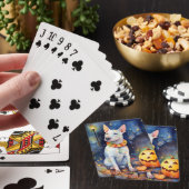 Jeu De Cartes Taureau d'Halloween avec la peur Citrouille (In Situ)