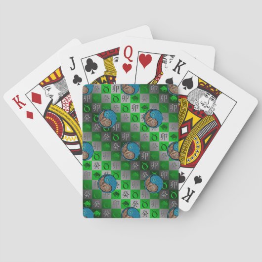 Jeu De Cartes Taurus & Lapin d'eau (dos)