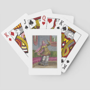 Jeu De Cartes Tchinguis, ou danseuse turque, XVIIIe siècle (engr