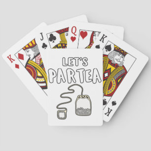 Jeu De Cartes Tea Lover Fille de fête cadeau Partea