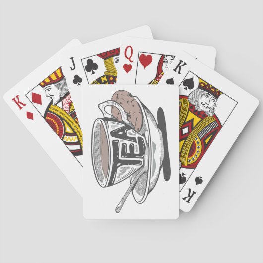 Jeu De Cartes Teacup et soucoupe (dos)