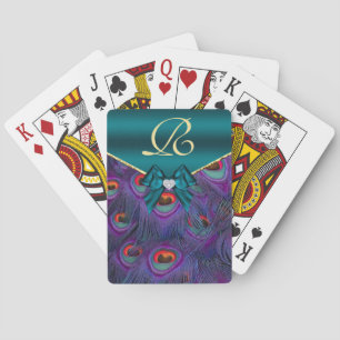 Jeu De Cartes Teal Plum Peacock