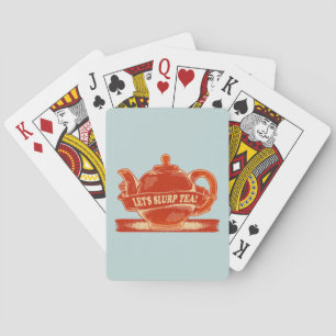 Jeu De Cartes Teapot Drôle Thé à Boire