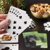 Jeu De Cartes Teckel miniatura noir et feu 1 (In Situ)