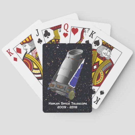 Jeu De Cartes Télescope spatial Kepler (dos)