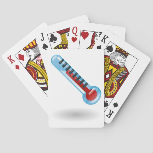 Jeu De Cartes Température du thermomètre (dos)