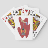 Jeu De Cartes Tenant Une Lanterne (dos)
