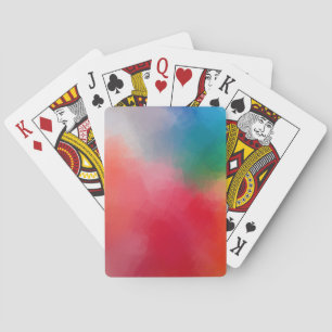 Jeu De Cartes Tendance coloré Abstrait élégant Modèle moderne él