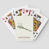 Jeu De Cartes tennis et martinis (dos)