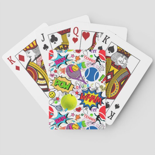 Jeu De Cartes 😍 🤩 tennis 🎾 motif (dos)
