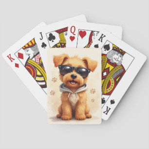 Jeu De Cartes Tenterfield Terrier roux Kawaii drôle