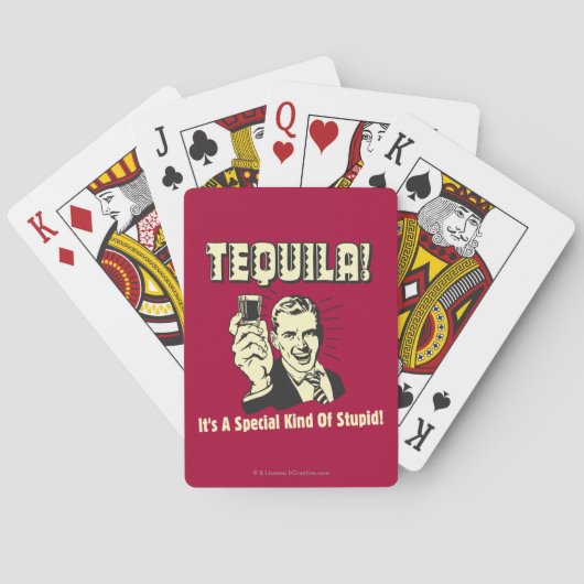 Jeu De Cartes Tequila : Une espèce spéciale d'imbécile (dos)