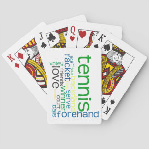 Jeu De Cartes Termes de tennis Jouer aux cartes